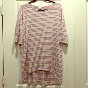 Lularoe striped Irma size Large